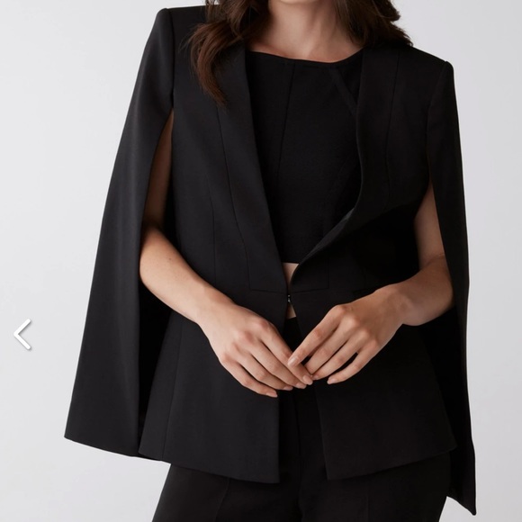 New with Tags BCBG Maxazria Cape Jacket Blazer - Picture 1 of 9